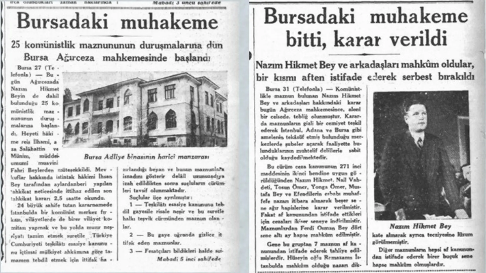 Bursa Ağır Ceza Mahkemesi (Günümüzün Kent Müzesi)